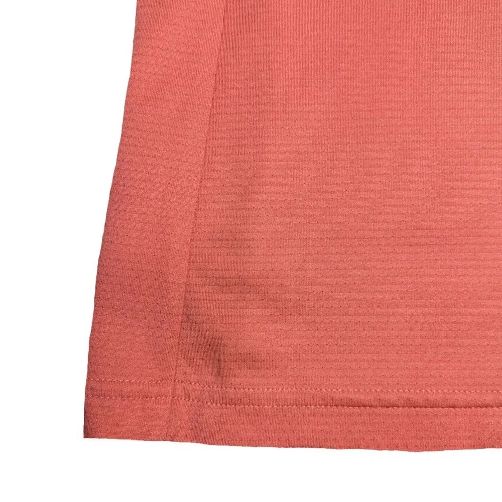 Nike CU9666-603 Womens 1/4 Zip Long‎ Sleeve UV Victory Coral Pink Shirt Small